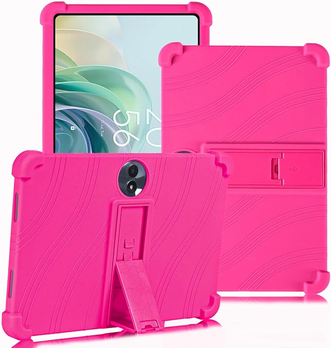ATOOZ for TCL NXTPAPER 11/Tab 11 Gen 2 Tablet Case 11 inchBlack | Soft Silicone Shockproof Protective Cover Case for TCL Tab 11 Gen 2 Tablet with PC Stand