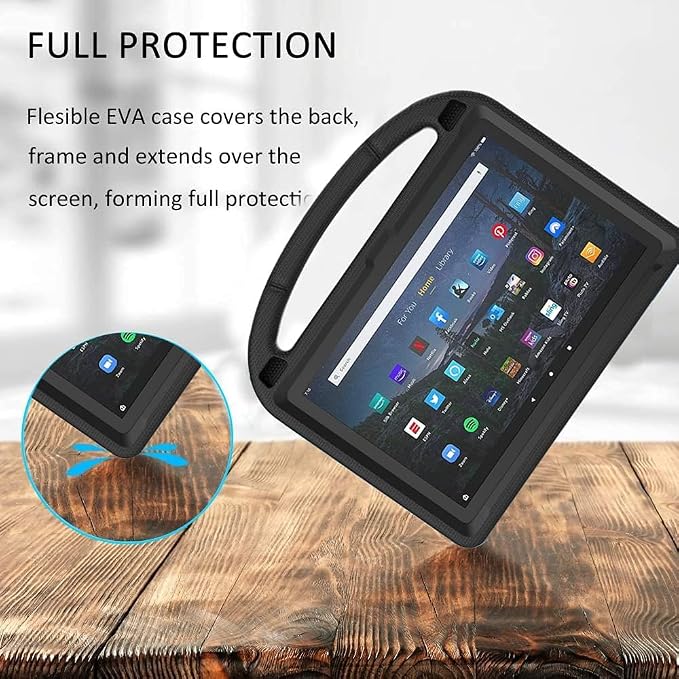 Kids Case for New 10-inch Tablet 2023 Lightweight Shockproof Kids Friendly Full Cover with Handle Kickstand
