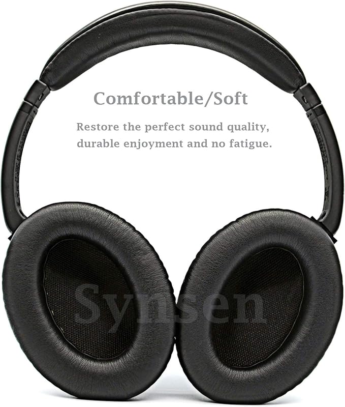 Replacement Ear Pads Cushion Compatible with Bose QuietComfort QC 35/35 ii Headphones