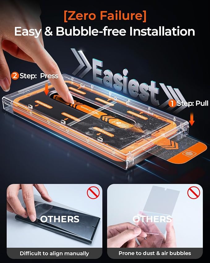 2+2 Packs for iPhone 17 Pro Privacy Screen Protector with Camera Protector | TOP 9H+ Tempered Glass [Zero Bubble][10X Military Protection] Anti Spy 17 ProMax Tempered Glass Full CoverageCase-Friendly