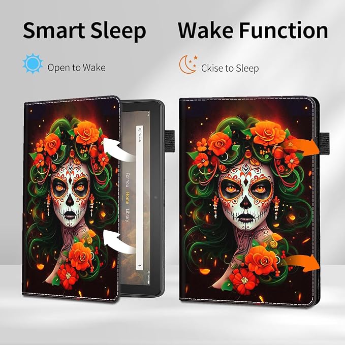 Case for Amazon Kindle Fire Max 11 Tablet (13th Generation 2023 Release) - Slim Fit Standing Cover with Auto Sleep/Wake for All-New Fire 11 Max Tablet，Enchanted Forest 2