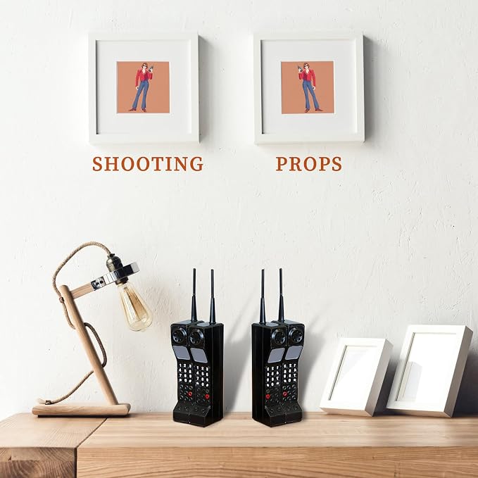 Retro 90s Mobile Phone Prop - Black for 80s 90s Party Decor &amp Home Living Room Decor