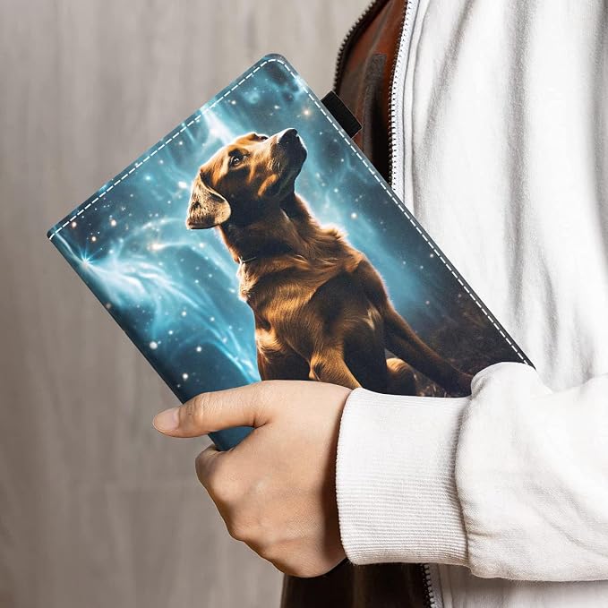 Case for Amazon Kindle Fire HD 8/Fire HD 8 Plus Tablet (12th/10th Generation 2024/2022/2020 Release) - PU Leather Folio Cover with Smart Auto Wake/Sleep Bald Eagle