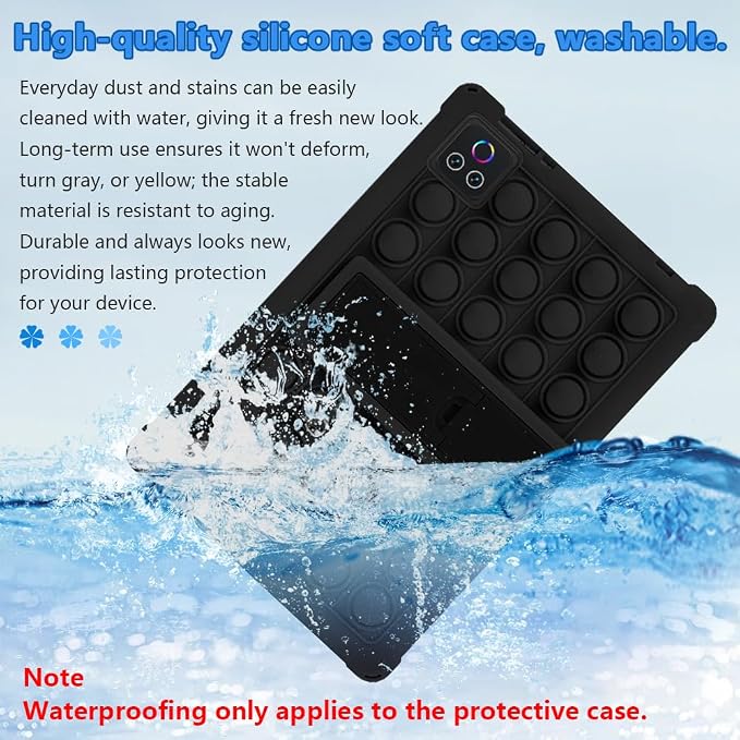 for Urao X109 Tablet CaseUrao Tablet 10 Inch Case Stand Function Multi-Angle Compatible Portable Shockproof Drop Prevention Thin Standable Shockproof Protective Cover+Shoulder Strap+Stylus