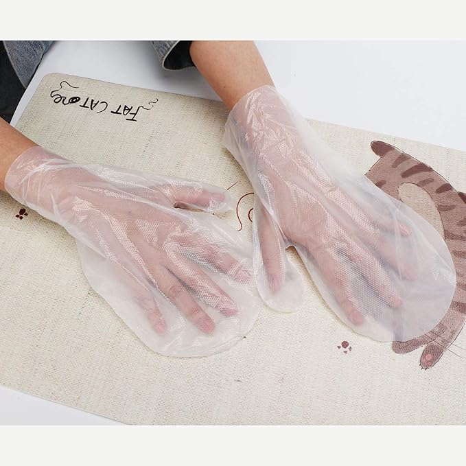 Segbeauty 200pcs Larger & Thicker Paraffin Hand Liners, Paraffin Wax for Hands, Moisturizing Glove Hand Cover Plastic Pedicure Bags SPA Mitt for Paraffin Wax Machine Thermal Hot Wax thera-py