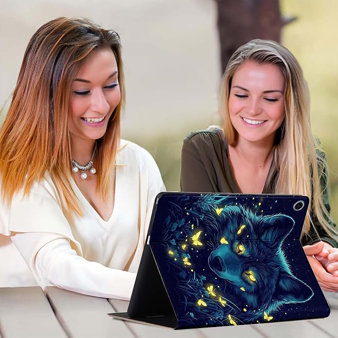 Case for iPad 9th/8th/7th Generation (2021/2020/2019) 10.2-inchSlim PU Leather Cover Adjustable Stand Auto Wake/SleepAurora Over Mountains