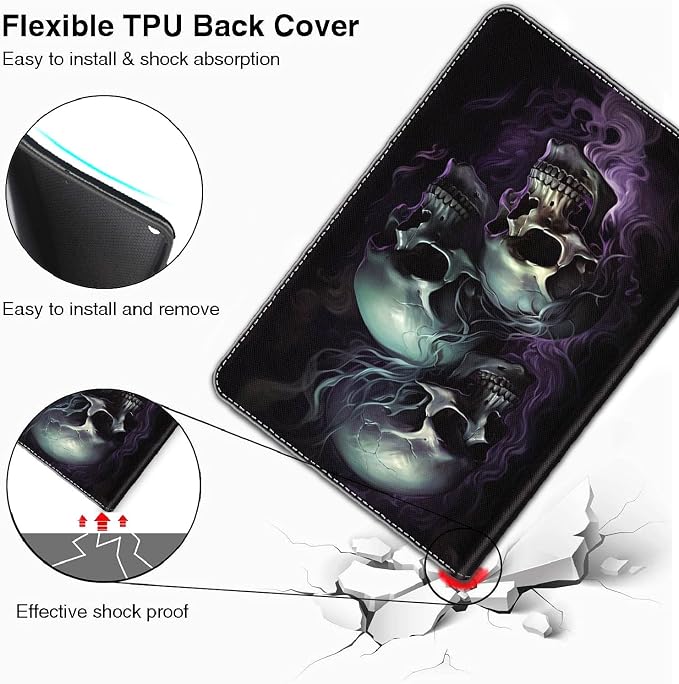 Case for iPad 10.2/10.5，iPad 9th/8th/7th Gen，for iPad 10.2 inch 2021/2020/2019/iPad Air 3rd Gen/Pro 10.5 - Slim Fit Standing Cover with Auto Sleep/Wake，Enchanted Forest 2