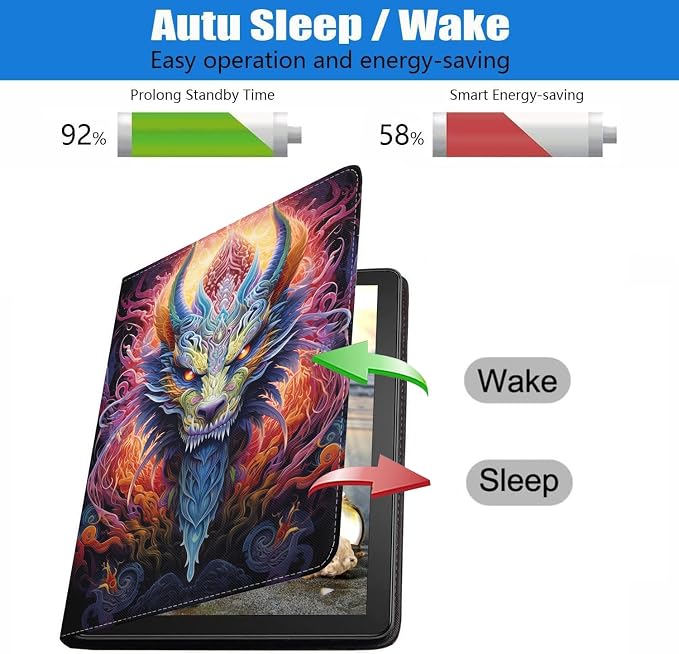 Case for Samsung Galaxy Tab S10 Plus 2024/ S9 Plus/ S9 FE Plus 5G 12.4 Inch 2023 Slim PU Leather Stand Folio Cover with Auto Wake Sleep Abstract Paint Dogs
