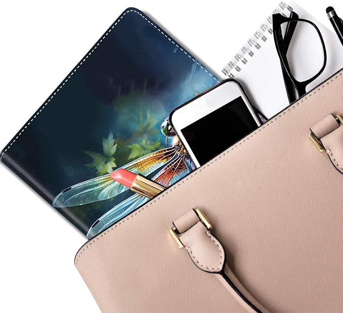 for iPad 10th-Gen 10.9-inch 2022 Case Adjustable Stand Shockproof Protective Cover with Automatic Wake-up/Sleep Function Suitable for iPad 10th Gen 2022 Case Art Dragonfly
