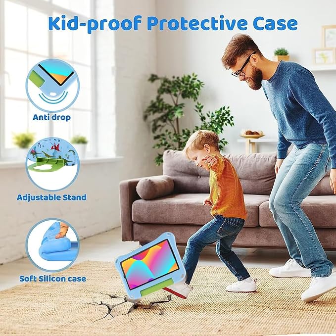 Dinosaur REVVL Tab 5G 2023 10.36 inch Case for Kid Boy Light EVA Kids Friendly Tablet Cover with Handle Kickstand Kid-Pro Shockproof Full Cover Boy's Gift (KL)