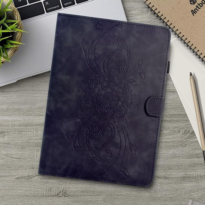 Case for Kindle Fire HD 10 &amp Fire HD 10 Plus 13th/11th Generation 2023 2021 | Synthetic Leather Flip Folio Stand Cover with Auto Wake/Sleep for Kindle Fire HD 10 &amp Fire HD 10 Plus Beach
