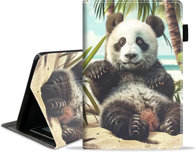 Case for Amazon Kindle Fire HD 8/Fire HD 8 Plus Tablet (12th/10th Generation 2024/2022/2020 Release) - PU Leather Folio Cover with Smart Auto Wake/Sleep Bald Eagle