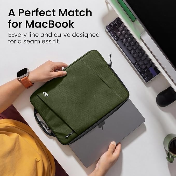 tomtoc Slim &amp 360° Protective Tablet Sleeve for 11-inch iPad Air &amp iPad Pro M5/M4/M3 iPad 2025 A16 Water-Resistant Case with CornerArmor