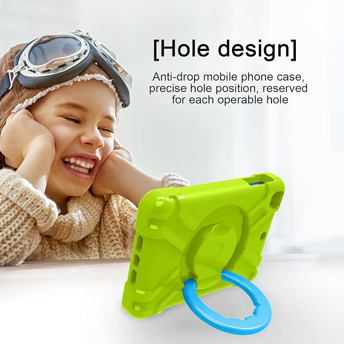 AKABEILA Compatible with Amazon Fire HD 8 2020/2022 Tablet Case，Rugged Kids Case with Stand Lightweight Shockproof Kids Friendly Tablet Cover Black