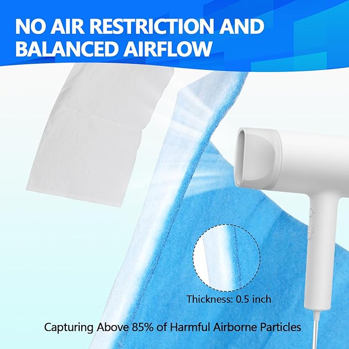 18" x 90" Air Vent Filters, Cut to Fit Air Filter, MERV 8 Triple Vent Filter