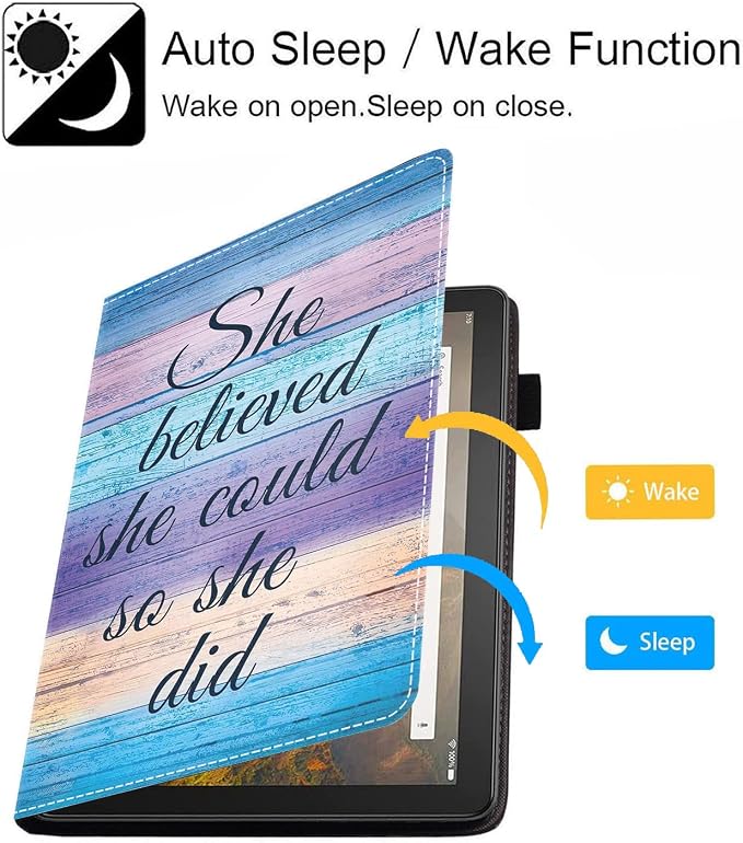 Case for Kindle Fire HD 10 Tablet 10.1 (9th/7th Generation 2019/2017 Release) - Slim PU Leather Stand Flip Cover with Card Slot &amp Pencil Holder Basketball Surface