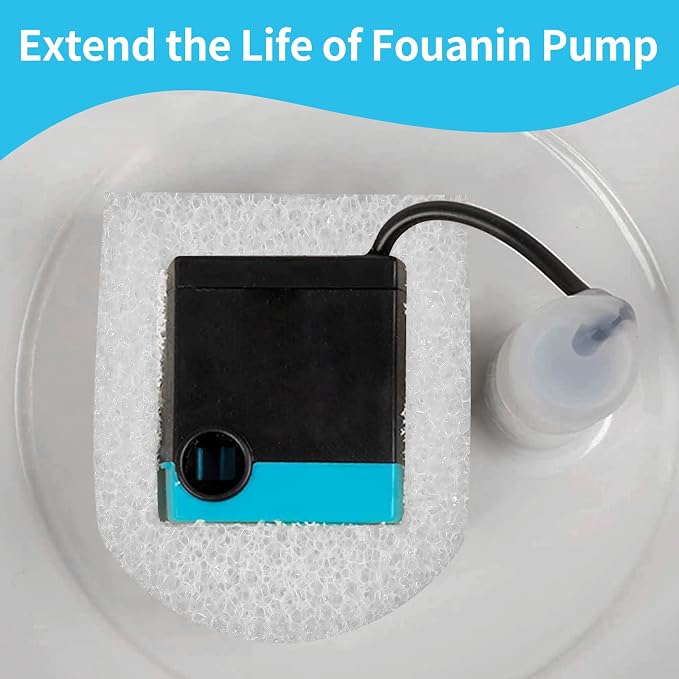 Cat Water Fountain Filters, 12 Pack Pet Fountain Replacement Foam Sponge