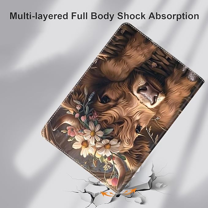 Case for iPad Air 11 Inch Case M2 2024 iPad Air 6th Gen Case/iPad Air 5th Gen 2022/Air 4th 2020 10.9 Inch Slim Stand Protective Smart Cover Fit iPad Air Retro Moth