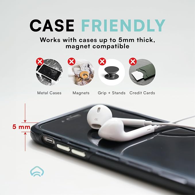 Magnetic Charger for iPhone Apple Magsafe Charger Fast Charging- Compatible with iPhone &amp AirPods 15w Wireless Charger Portable Cargador Inalámbrico (No AC Adapter)