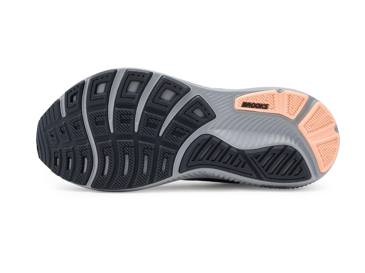 Brooks Women's Ghost 17 Alloy/Blackened Pearl/Peach 9.5 Medium