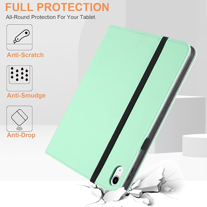 for iPad A16 Case 11 Inch 2025Cover for iPad 10th 11th Generation Case with Pencil HolderBlack
