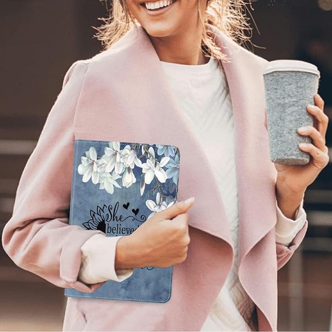 Case for Samsung Galaxy Tab S5e 10.5 inch 2019 Tablet [SM-T720/T725/T727] Slim PU Leather Case Adjustable Stand with Auto Wake/Sleep - Bible Verse Proverbs 31:25