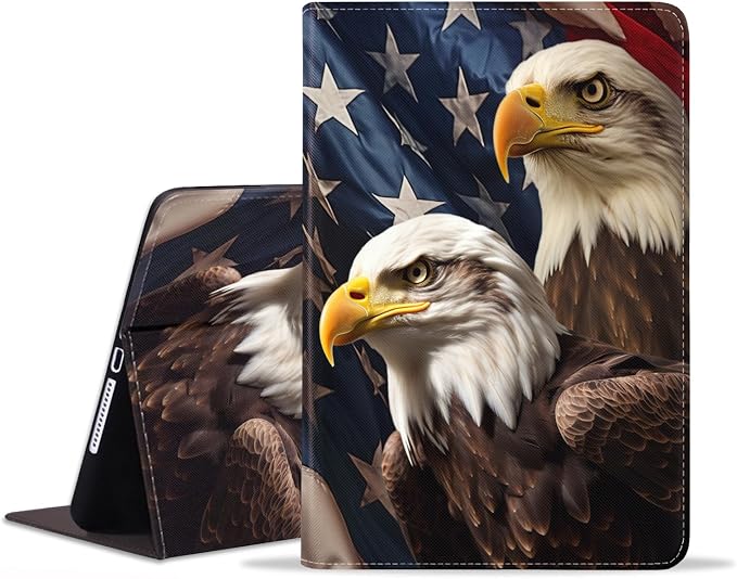 Case for Samsung Galaxy Tab S10 Plus 2024/ S9 Plus/ S9 FE Plus 5G 12.4 Inch 2023 Premium PU Leather Stand Folio Cover with Auto Sleep/Wake Abstract Colorful Dog