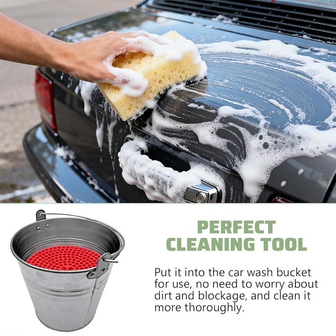 Bullet Car Wash Bucket Grit Trap Inserts, Vehicle Detailing Wash Filter