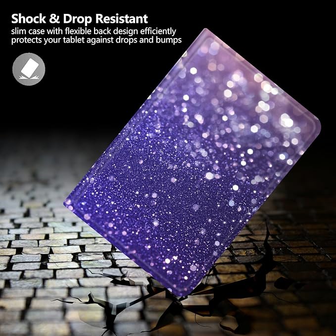 Case for Amazon Fire 7 Tablet 2019/2017 Release 9th/7th Generation PU Leather Smart Protective Cover with Auto Sleep/Wake for Fire 7 2019Beautiful Sunset