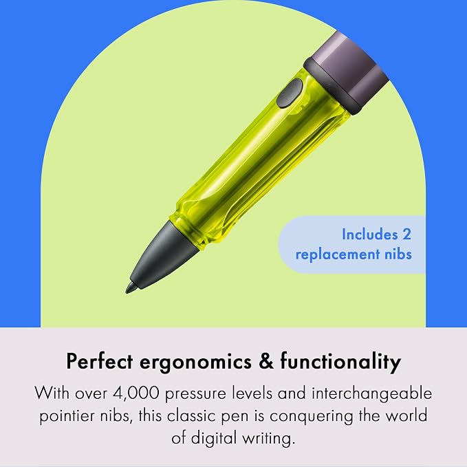 LAMY AL-Star EMR Aubergine (PC/EL tip) - Stylus Pen for Many Android Devices - Touchscreen Pen with Ergonomic Grip - Precise Writing &amp Drawing on Digital Media - with Function Button