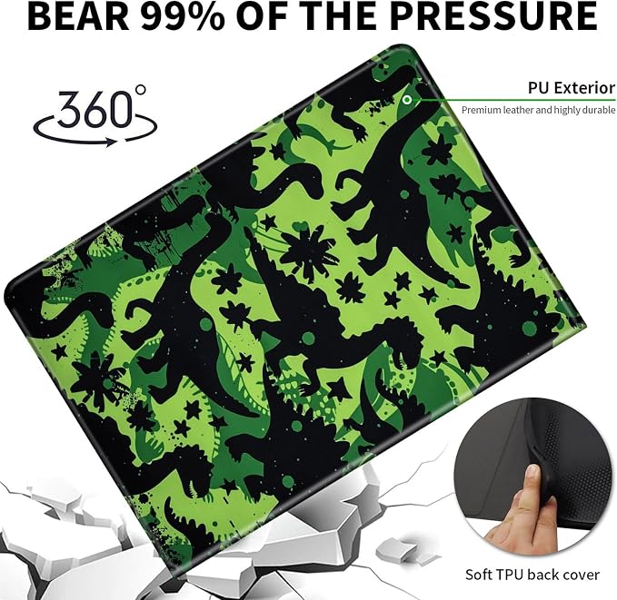 Case for Microsoft Surface Pro 11/10 / 9 13 InchPU Leather Cute Slim Folio Adjustable Stand Cover Case for Surface Pro 11th Edition AIAutumn Red Forest