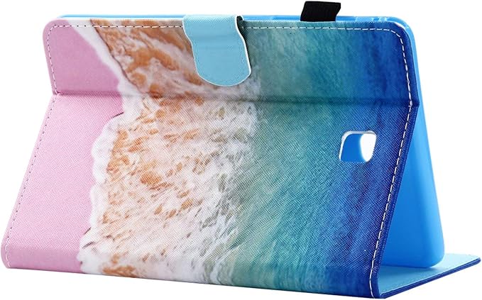 Case for Samsung Galaxy Tab A 8.0 inch Tablet Case 2015 (Model SM-T350/T355/P350/P355) with Pencil Holder [Auto Sleep/Wake] Stand Folio PU Leather Shockproof Cover Magnetic Smart WalletNight