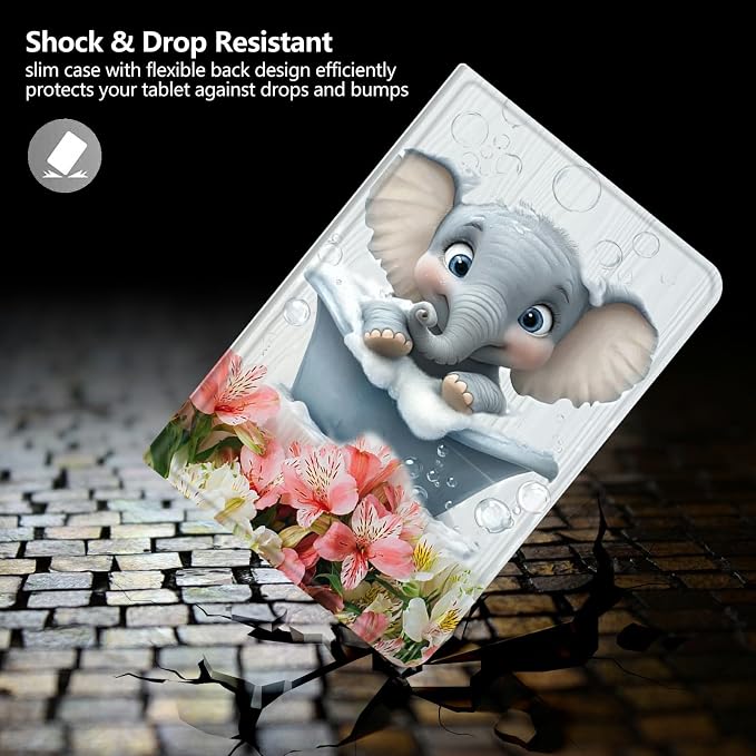 Case for Amazon Fire 7 Tablet 2019/2017 Release 9th/7th Generation PU Leather Smart Protective Cover with Auto Sleep/Wake for Fire 7 2019Beautiful Sunset