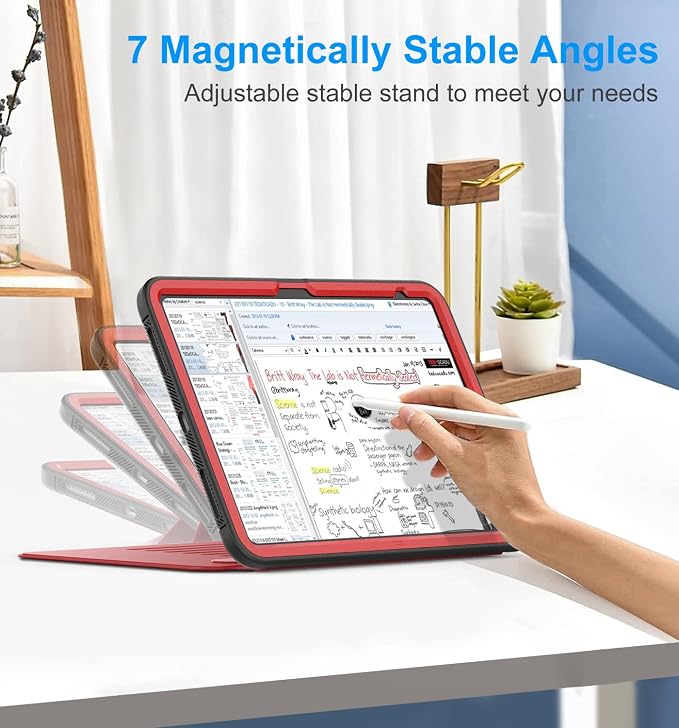 DAORANGE for iPad (A16) 11th Generation Case iPad 10th Gen Case Black | For iPad 11/10.9 Inch Case 2025/2022 Strong Magnetic Shockproof Case with Multi-Angle Stand Pen Holder Rugged &amp Durable