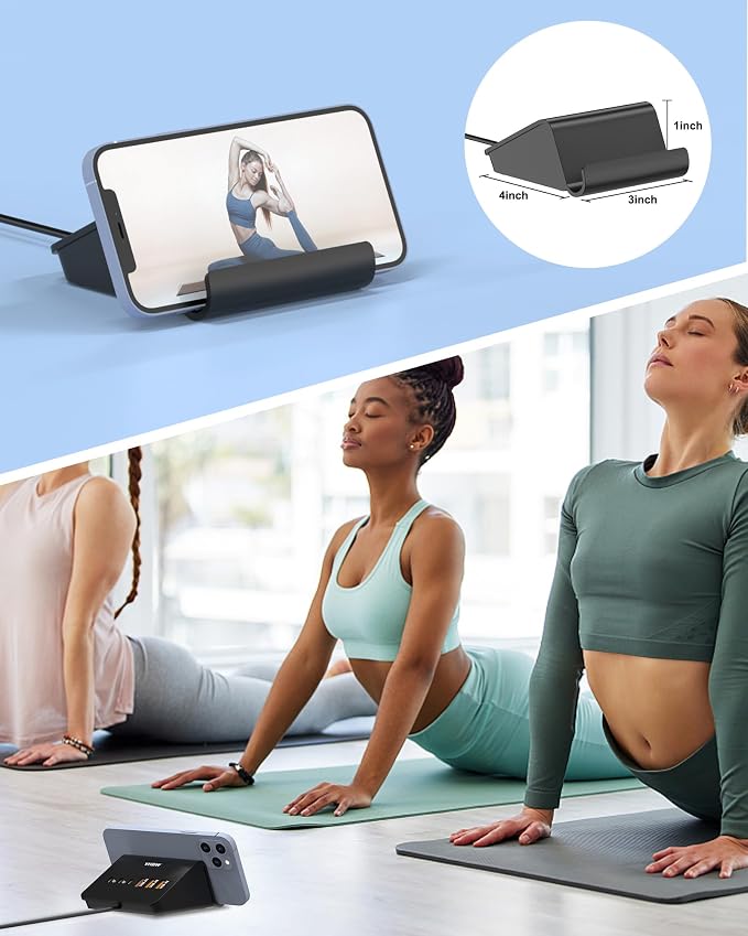 USB C Charging Station 35W VHBW 6 Port 3A and 3C(1Port *USB-C PD20W Fast) Desktop Fast Charging Station for iPhone 14/13/12Samsung Galaxy S23/S22/S21etc