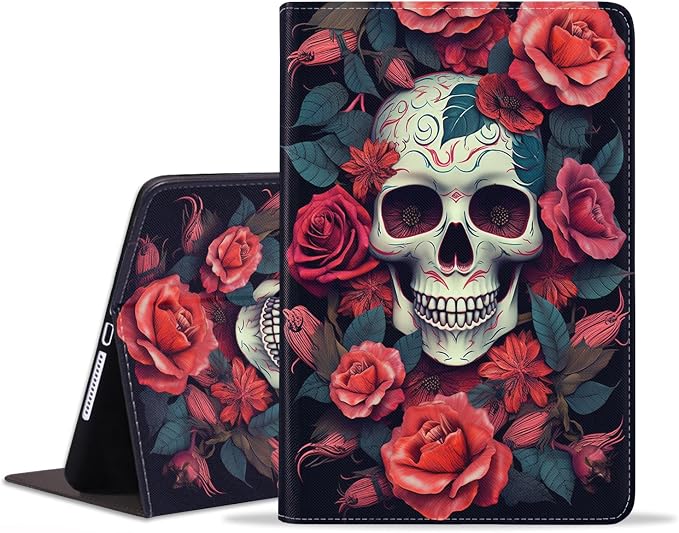 Case for Samsung Galaxy Tab S10 Lite/ S10 FE/ S9 FE 5G 10.9 Inch/ S9 11 Inch - Slim PU Leather Folding Stand Folio Cover with Auto Sleep/Wake - African American Girl