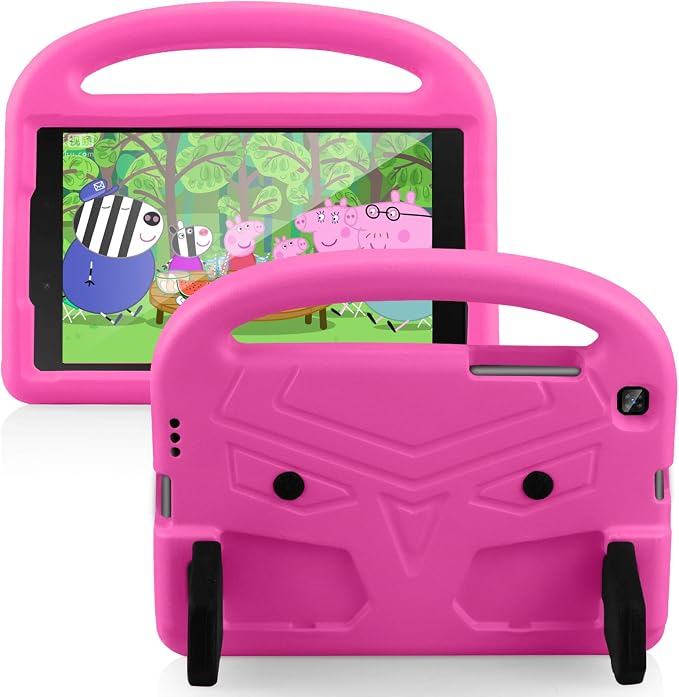 Kids Case for Samsung Galaxy Tab A 8.0 (2019) SM-T290/SM-T295 Techcircle Kid Child Safe Shock Proof EVA Rugged Protective Handle Stand Case for Galaxy Tab A 8.0 SM-T290/SM-T295 Tablet Black