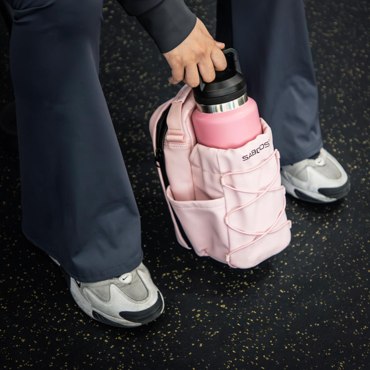 Saboos Magnetic Gym Bag Sling Bag for Men and Women Magnetic Gym Bag for Gym,Sports, Travel, Work The Easy Carry Keeps Items off Dirty Gym Floors