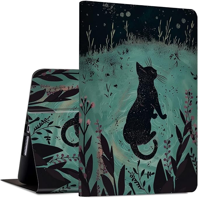 Slim Case for Samsung Galaxy Tab S11 5G 11 Inch (2025) PU Leather Tablet Cases Flip Folio Multi-Angle Viewing Stand Protective Smart Shell Cover with Auto Wake/Sleep A Crow Skull
