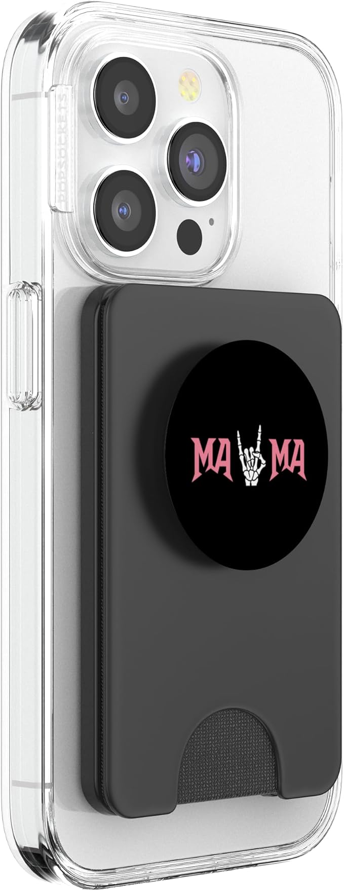 Mom Mama Rock On Skeleton Hand Cool Mama Matching Family PopSockets Adhesive PopGrip