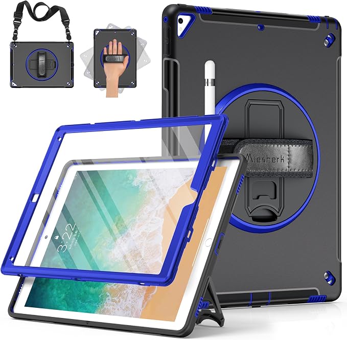 Miesherk Case for iPad Pro 12.9 2nd Gen 2017 &amp 2015 1st Gen Black