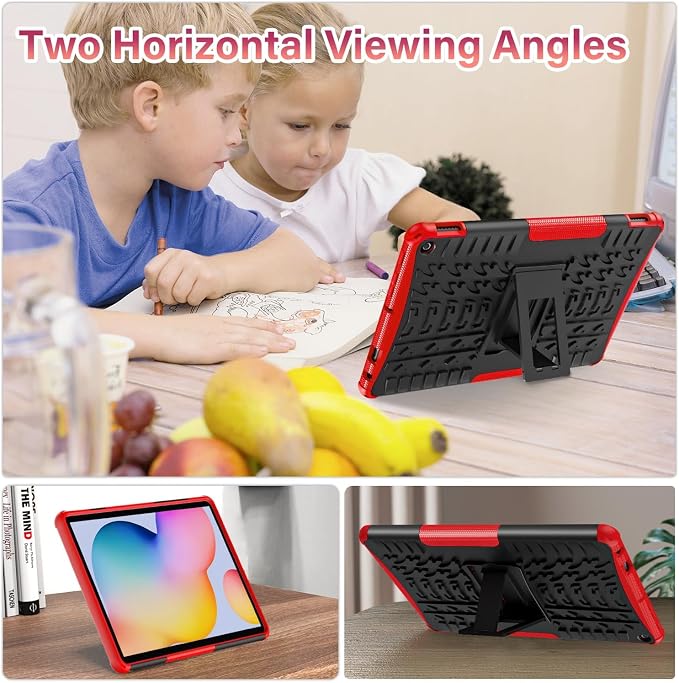 for 2023 Release Tablet Flre HD 10 &amp HD 10 Plus Case | 13th Generation Heavy Duty Dual Layer Shockproof Impact Resistance Protective Case with Kickstand for Kids