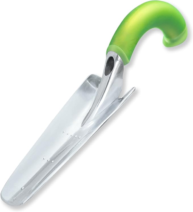 Radius Garden 101 Ergonomic Aluminum Hand Transplanter, Original Green