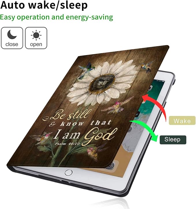 Compatible for iPad Air 13 inch Case (M3 2025 /M2 2024)/Pro 12.9 inch (6th/5th/4th/3rd 2022/2021/2020/2018)Adjustable Stand Protect CoverAnchor Christian