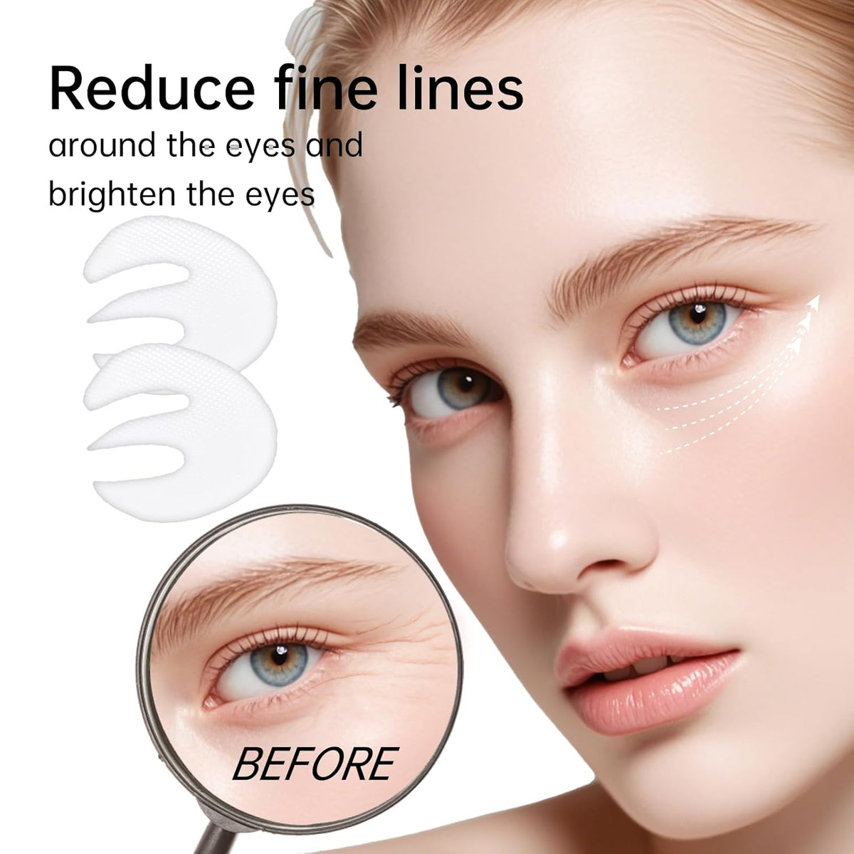 Novoy 15 Pairs Bio-Collagen Real Deep Eye Patches - 6-in-1 Retinol Overnight Eye Patches for Dark Circles, Puffiness & Wrinkles | 2% Caffeine/Hyaluronic/Niacinamide, Korean Popular Eye Mask - Lavender
