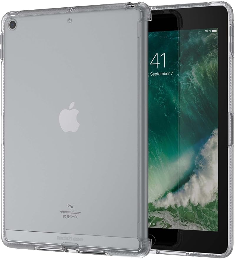 tech21 Impact Clear Case (Clear) for Apple iPad (5th Gen.)/(6th Gen.)
