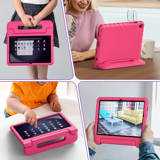 Kids Case for Samsung Galaxy Tab A11+/A9+ Plus 11 Inch 2025/2023 Tablet | Foldable handle highly durable odorless and easy to install suitable for children's learning and play.
