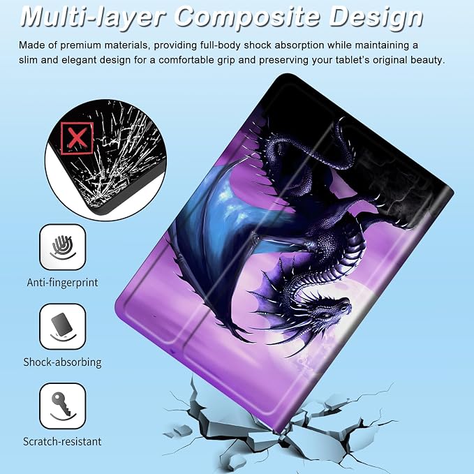 for 6 Kindle 2024 and 2022 (11th Generation) Case Slim Lightweight Smart Cover Case with Auto-Wake/Sleep for Kindle 2024Beach Starfish