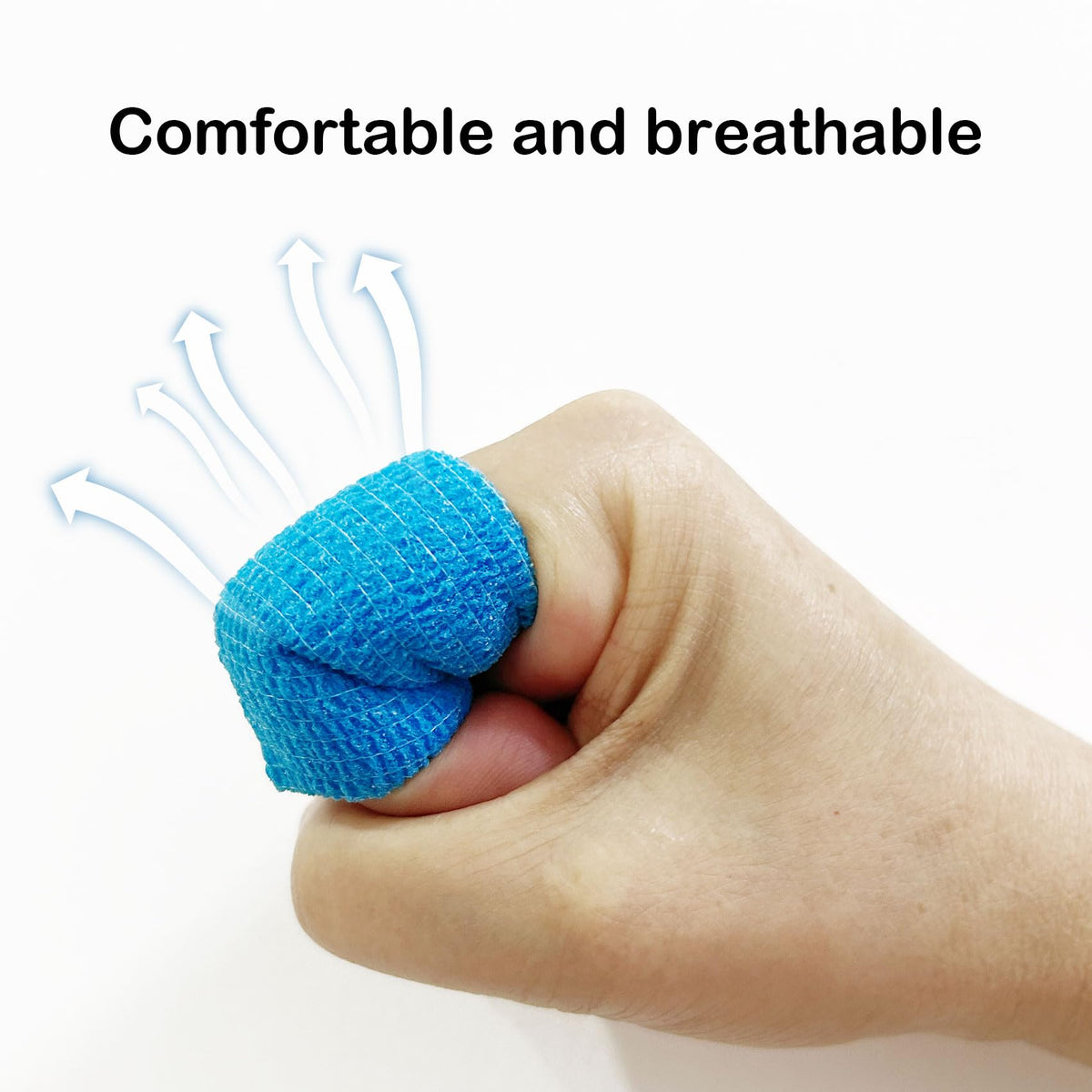 Lusy DM 36 PCS Self Adhesive Bandage Wrap 2" X 5 Yards Elastic Cohesive Bandage Wrap Bandage Wrap Rolls Elastic Self-Adherent Tape for Stretch Athletic, Sports, Wrist, Ankle