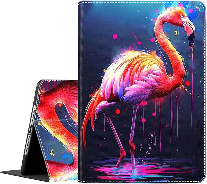Case for iPad (A16) 11th Generation 11 Inch (2025) iPad 10th Generation 10.9 Inch (2022)，Slim Fit Foldable Standing Cover Case with Auto Sleep/Wake Retro Moth